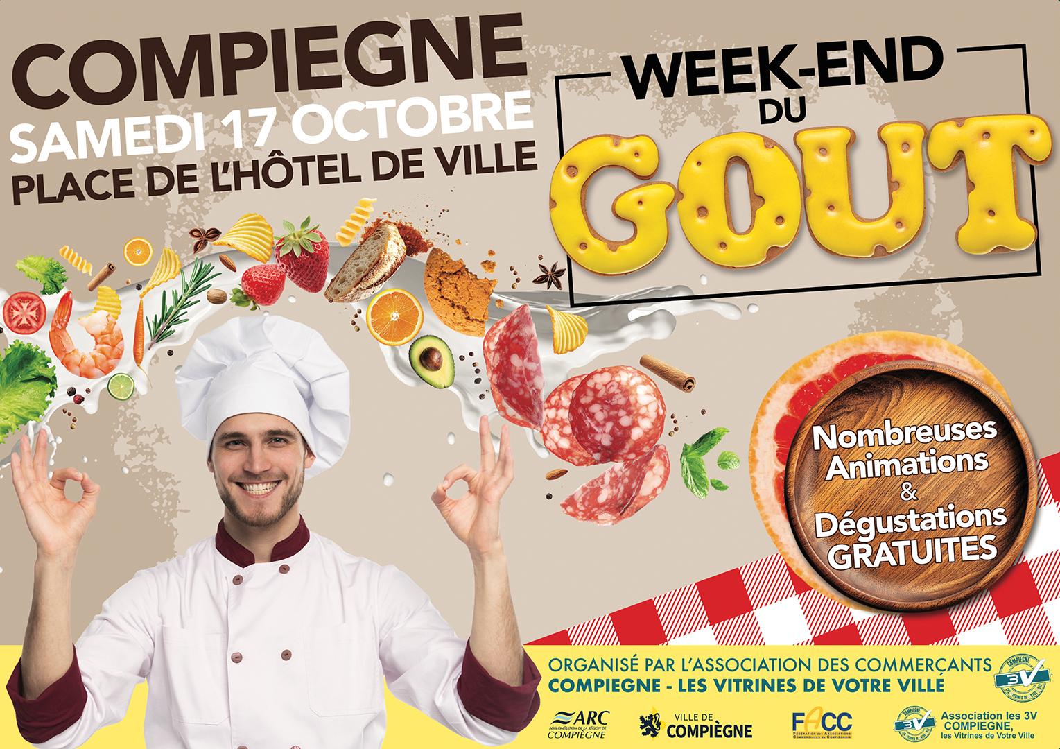Week-end du Goût, une vingtaine de stands à goûter place de l'Hôtel-de-Ville